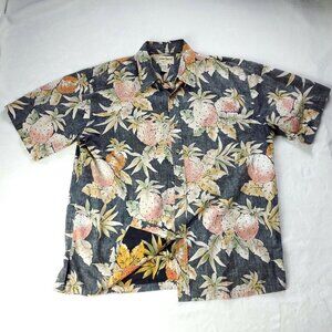 Casual Tropical Print Men's Shirt